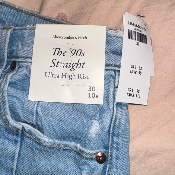 Abercrombie The ‘90s Straight Leg Jeans - Picture 2 of 3
